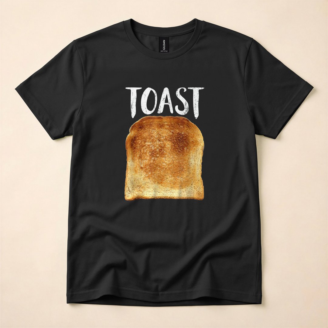 Toast Funny Bread Last-Minute Halloween Costume T-Shirt