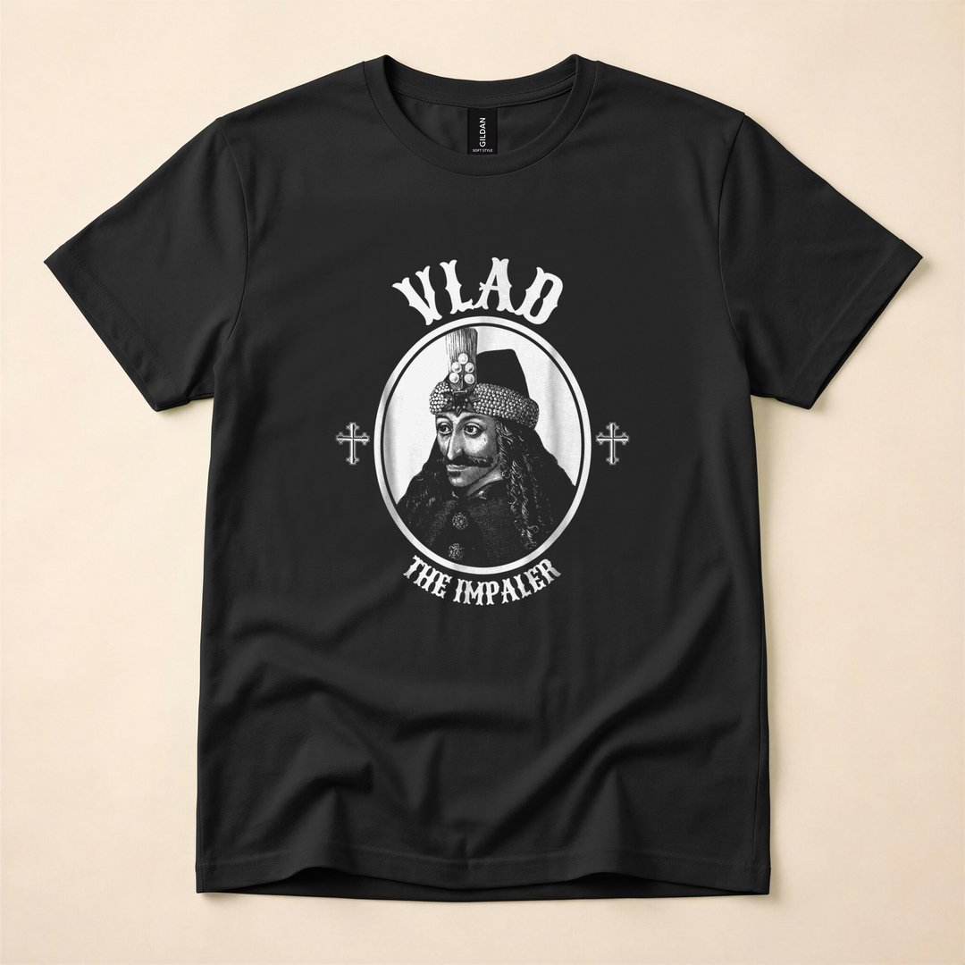 Vlad Dracula the Impaler Undead Vampire T-Shirt