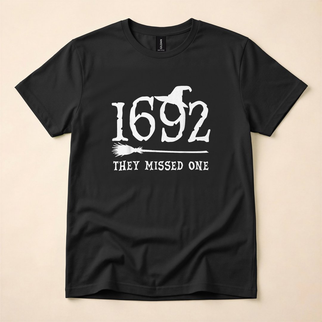 1692 They Missed One Salem Witch Trials T-Shirt