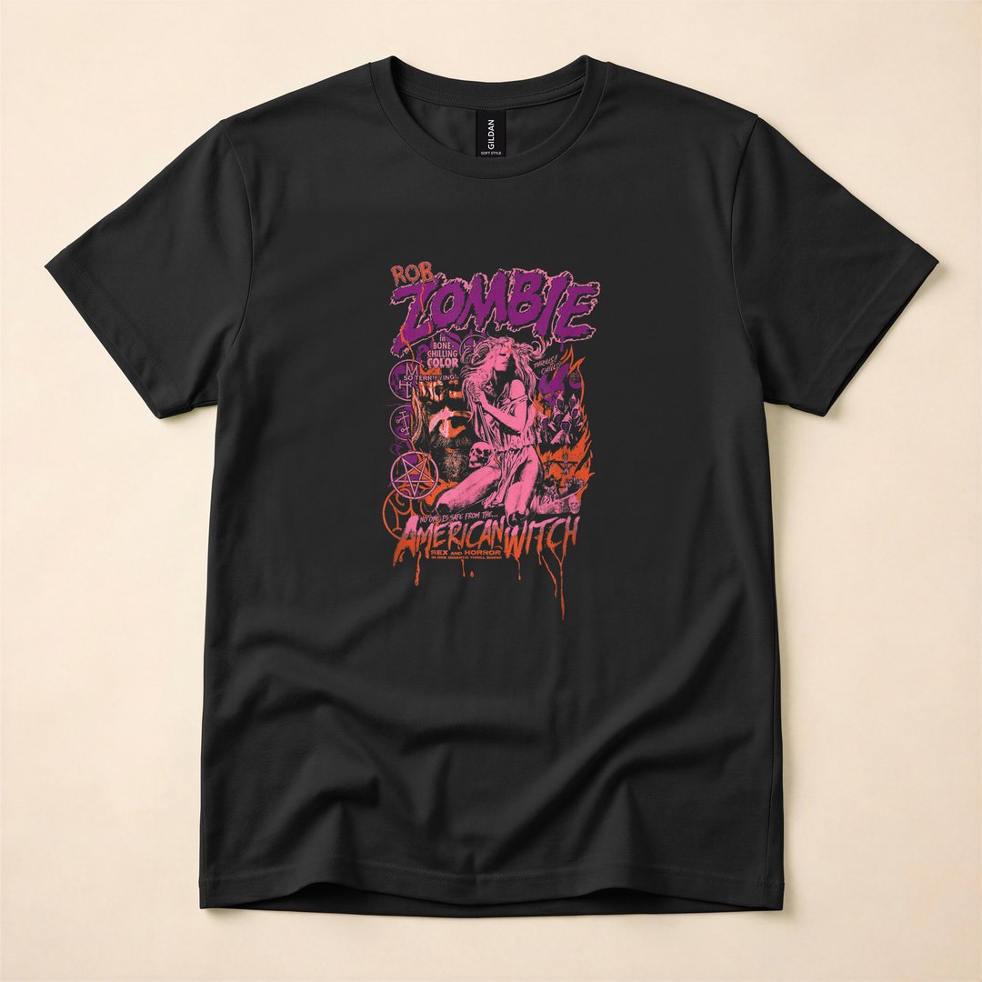 Rob Zombie American Witch Pastel Grunge T-Shirt