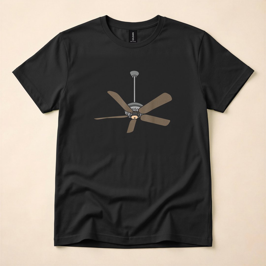 Ceiling Fan Lazy DIY Halloween Costume Funny Pun T-Shirt