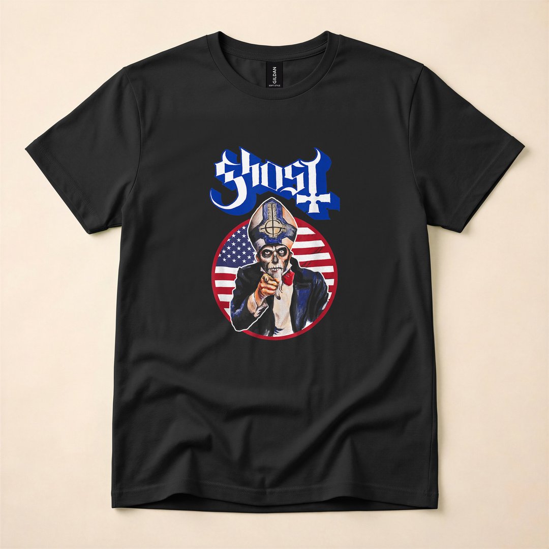 Ghost Band Papa Wants You Occult Horror T-Shirt