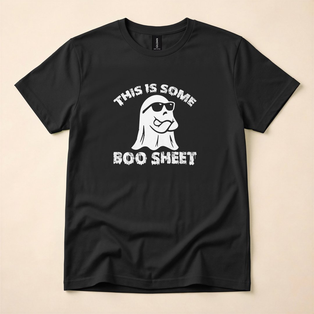 This Is Some Boo Sheet Funny Halloween Ghost T-Shirt - photo 1