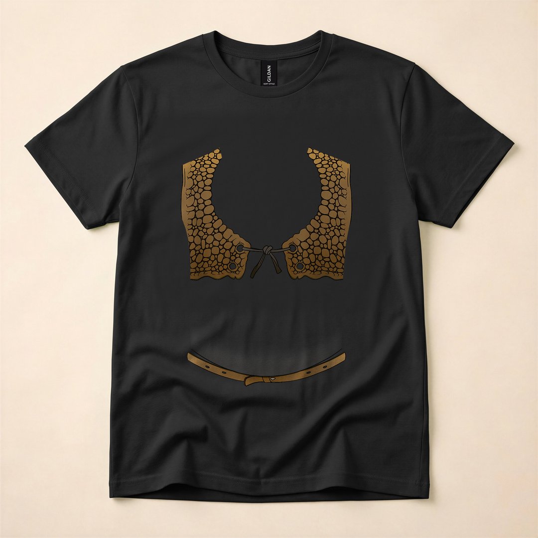Shrek Halloween Big Chest Costume T-Shirt - photo 3