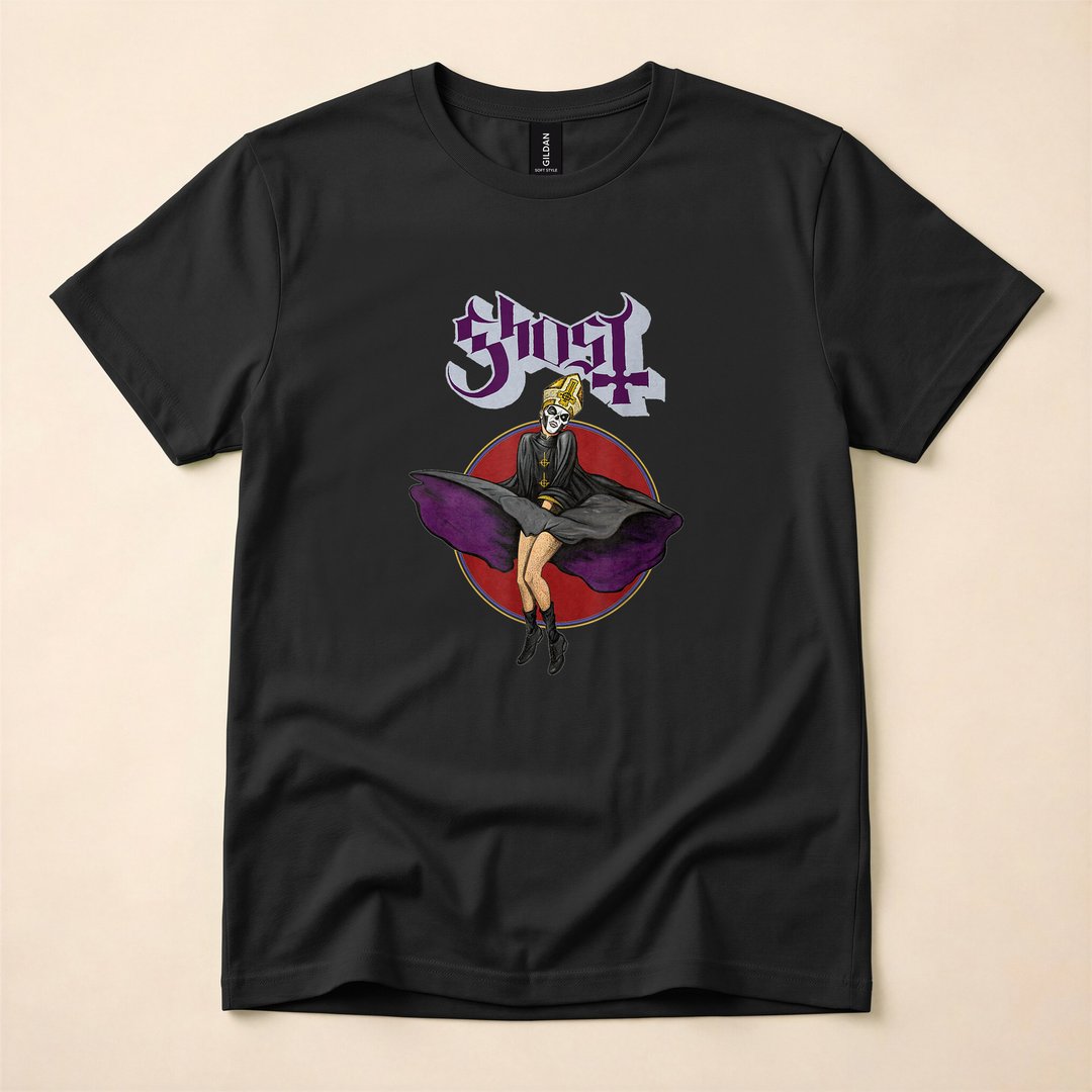 Ghost Band Papa Marilyn Occult Rock T-Shirt