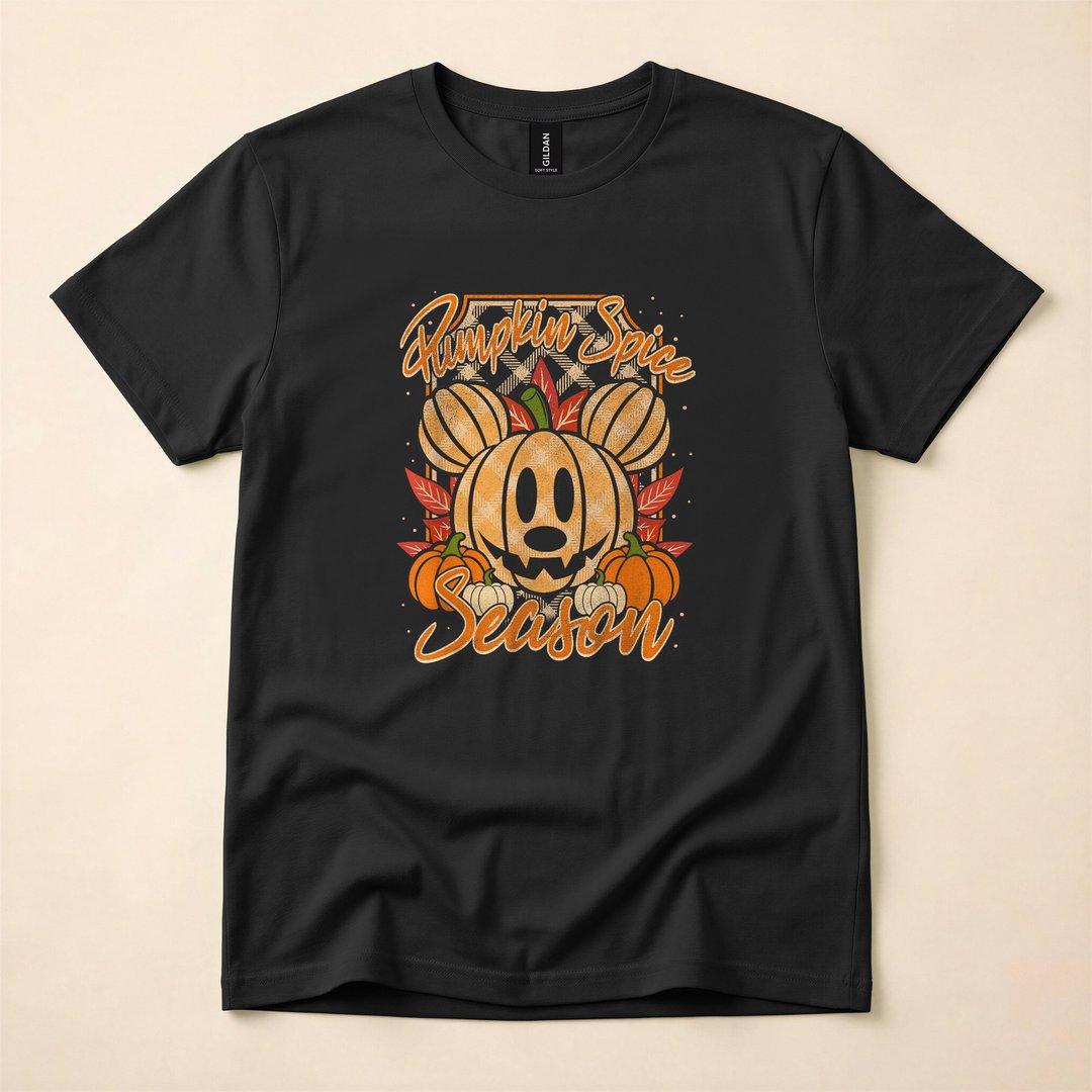 Disney Mickey and Friends Halloween Pumpkin Spice T-Shirt