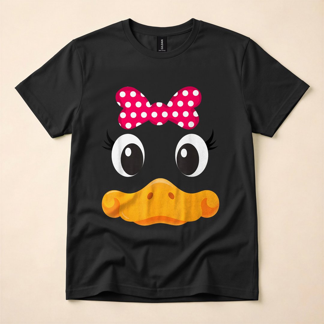 Coquette Duck Face Halloween Animal Costume T-Shirt - photo 3
