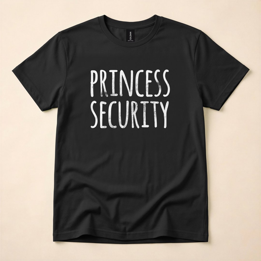Princess Security Matching Family Halloween Costume T-Shirt