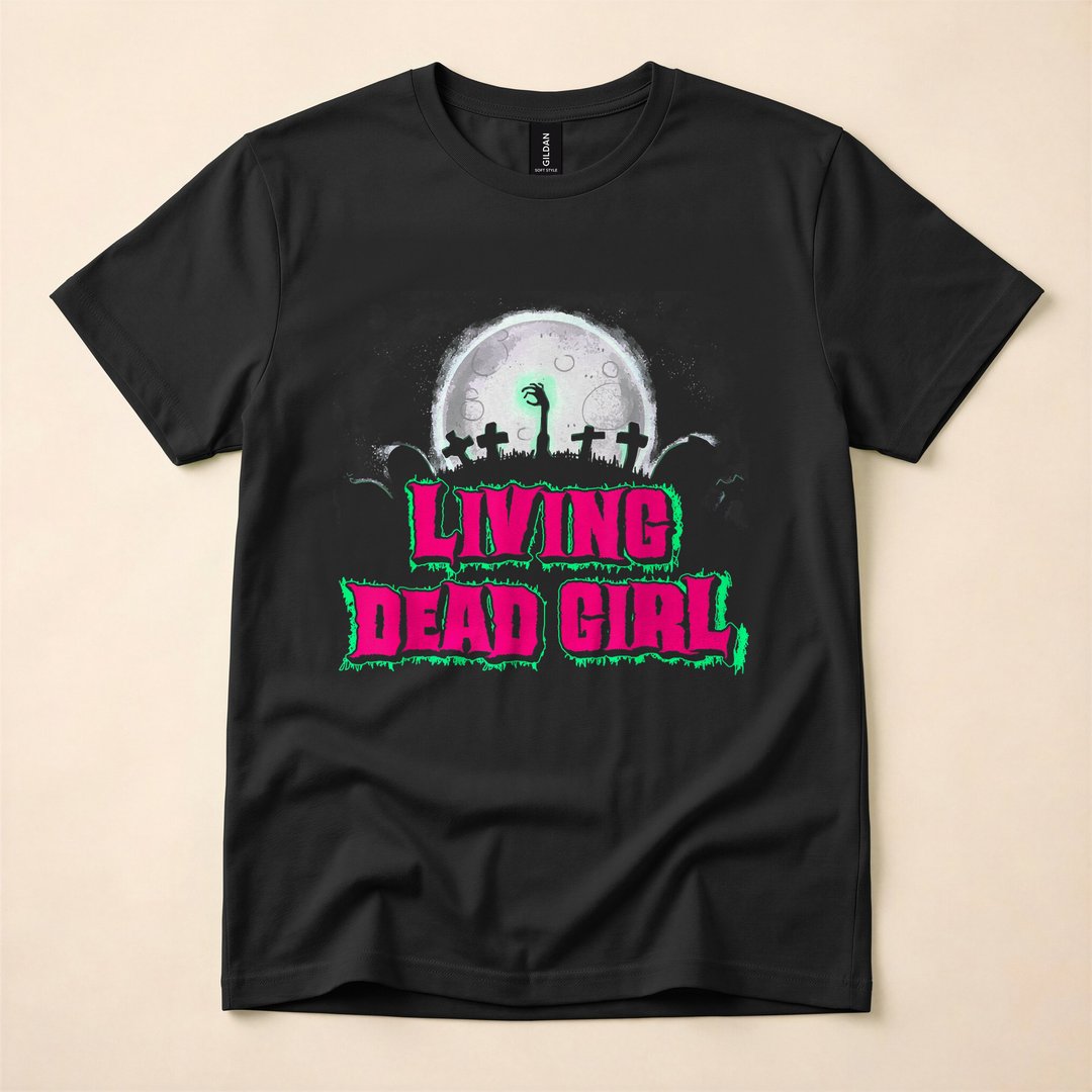 Living Dead Girl Zombie Horror Halloween T-Shirt