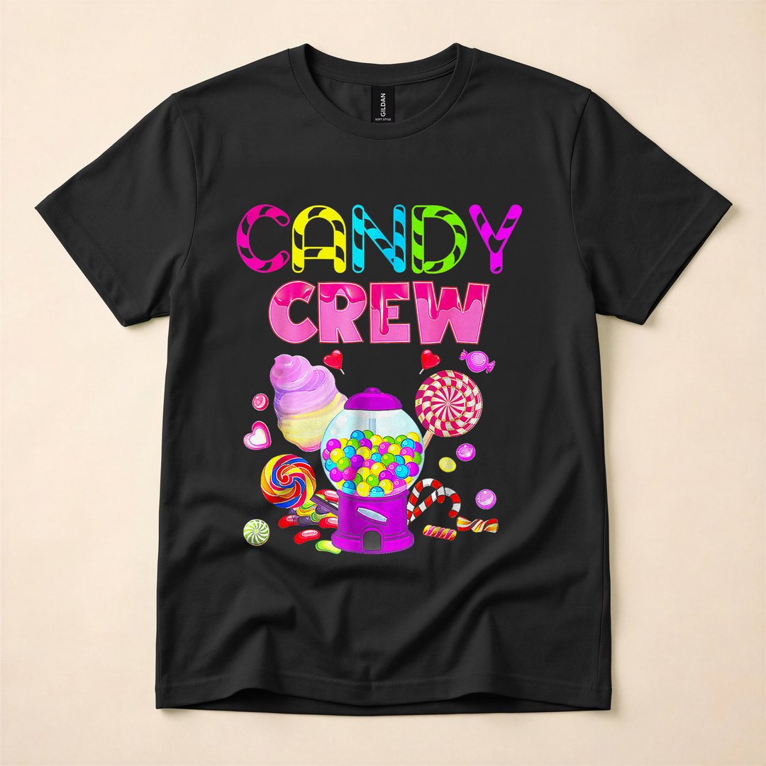 Candy Squad Crew Trick-or-Treat Halloween T-Shirt