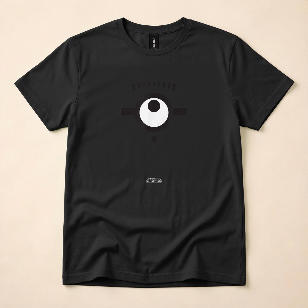 Minions Carl Big Face Halloween Costume T-Shirt - photo 3