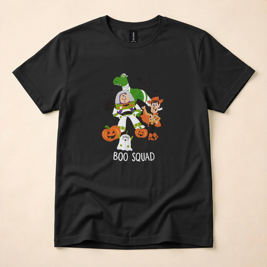 Toy Story Halloween Boo Squad Cartoon T-Shirt - photo 3