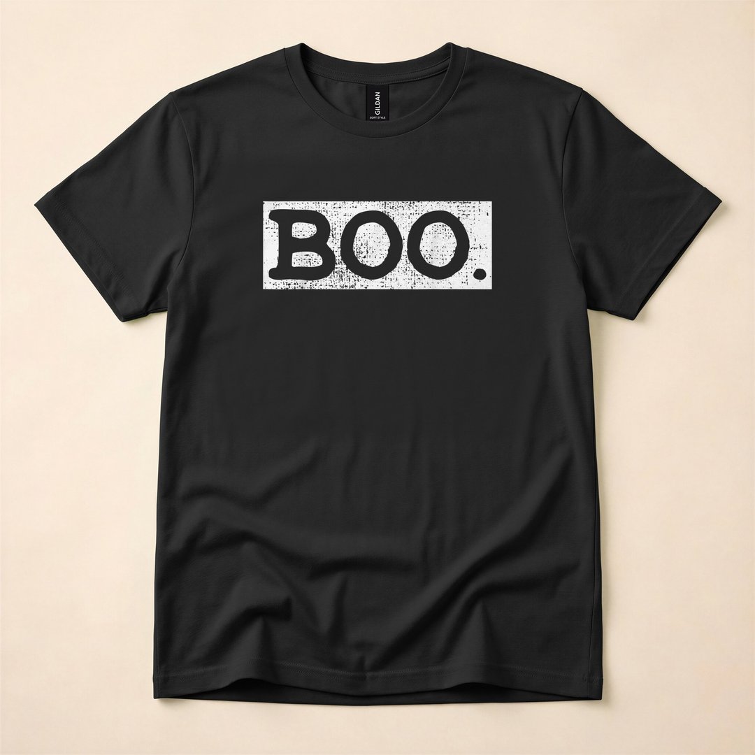 Vintage Boo Retro Halloween Ghost T-Shirt