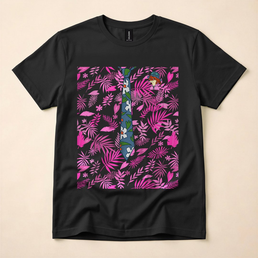 Zootopia Nick Wilde Shirt and Tie Halloween Costume T-Shirt - photo 3