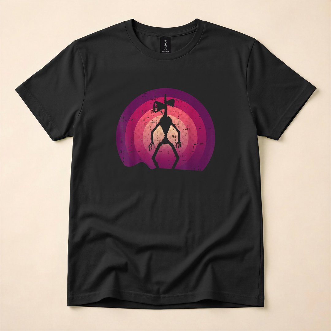 Siren Head Cryptid Lazy Halloween Costume T-Shirt