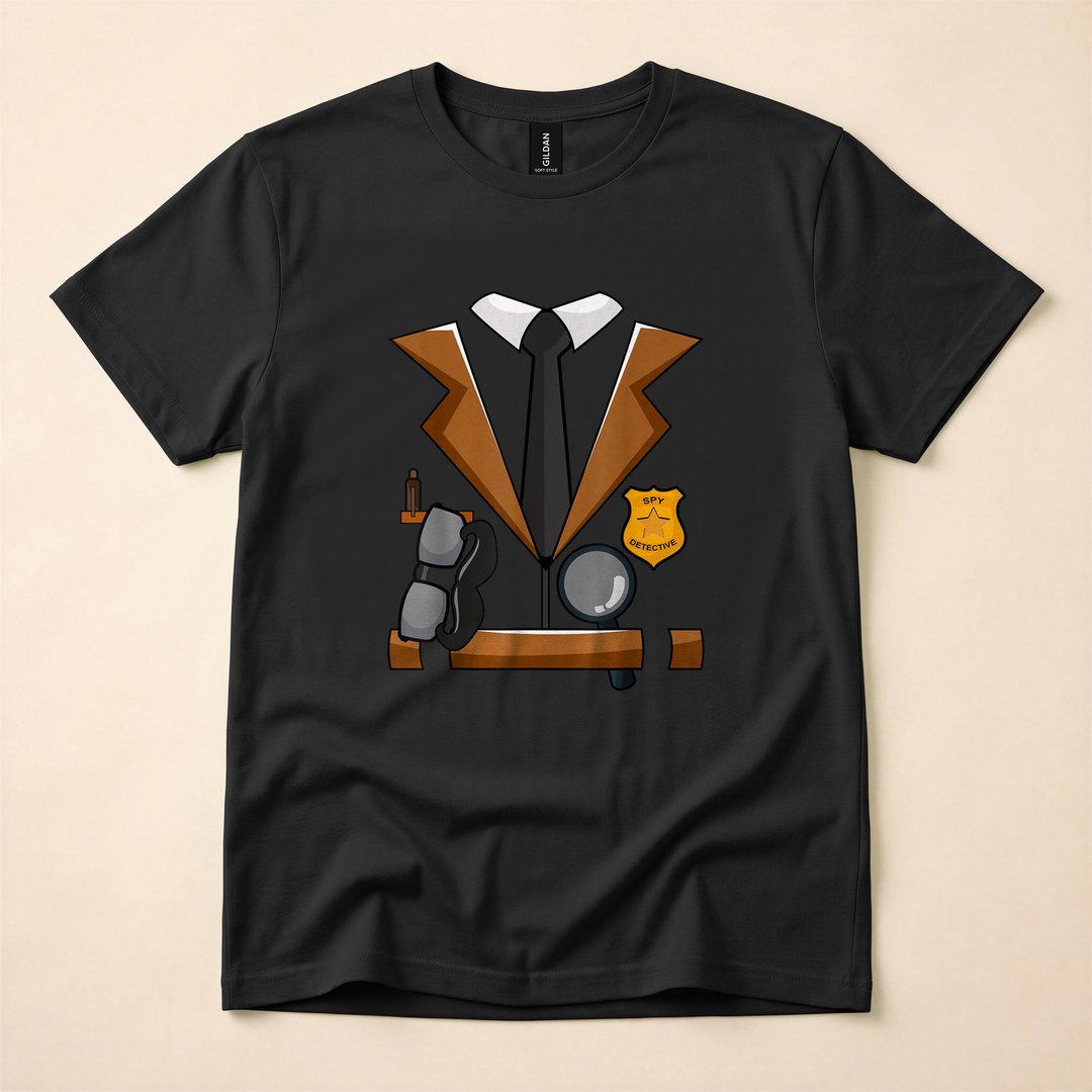 Spy Detective Halloween Costume Investigator T-Shirt