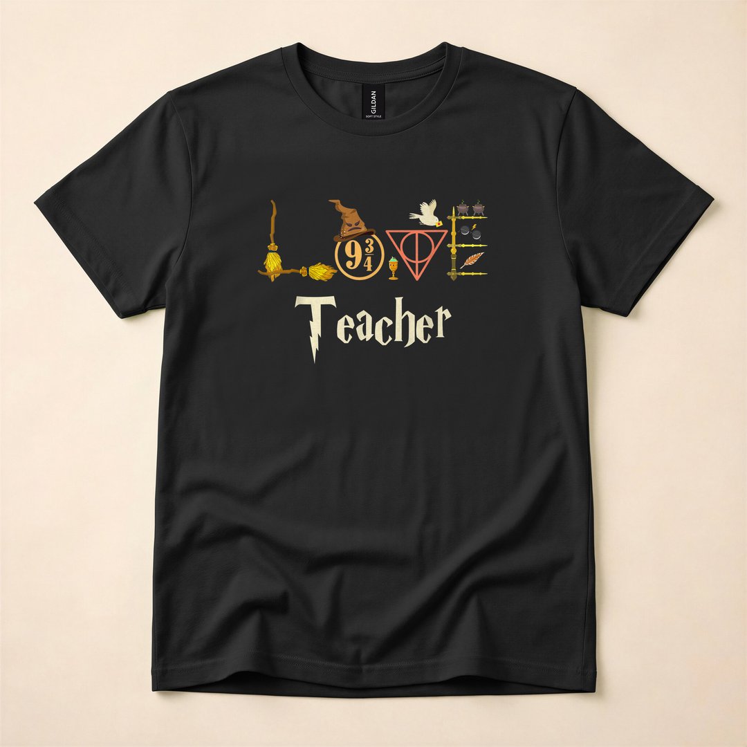 Teacher Wizard School of Magic Halloween T-Shirt