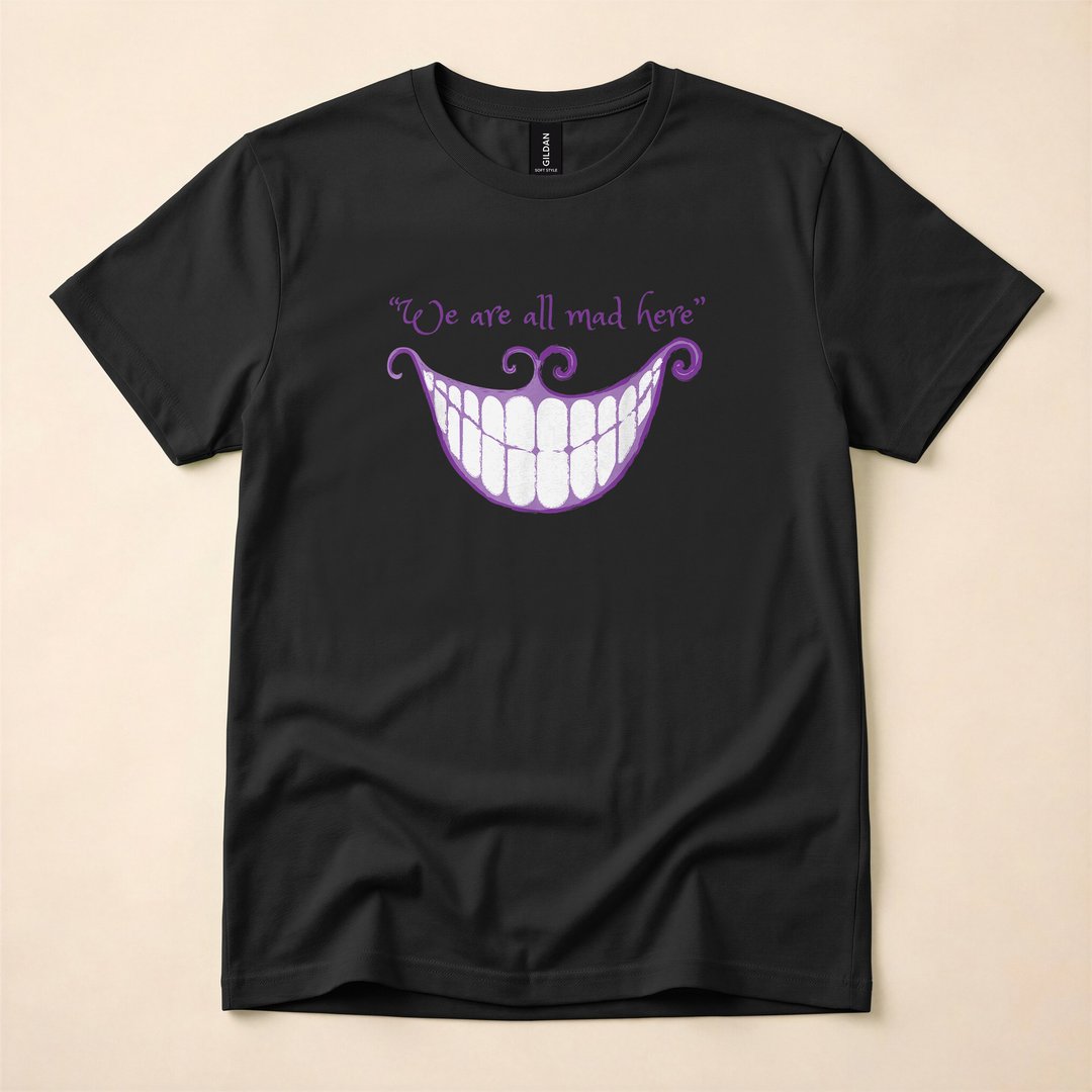 We're All Mad Here Cheshire Cat Halloween Costume T-Shirt