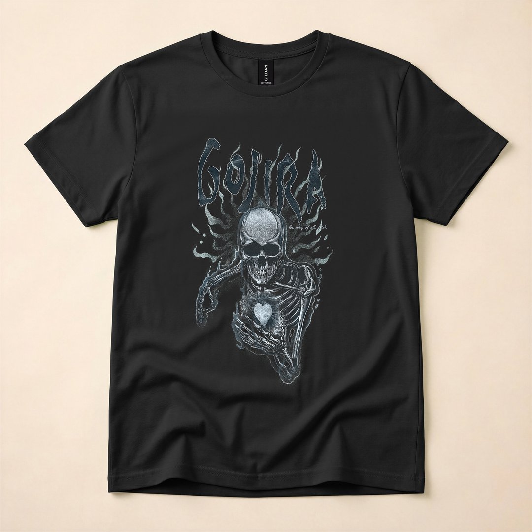 Anatomical Skeleton Heart X-Ray Halloween T-Shirt