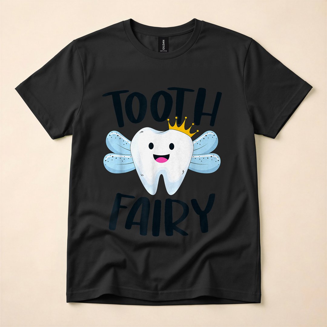 Tooth Fairy Funny Halloween Costume T-Shirt - photo 3
