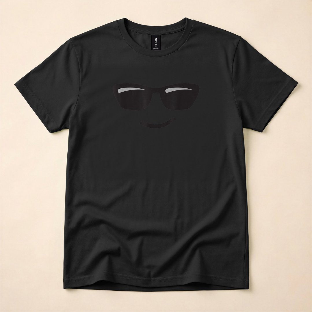 Sunglasses Emoticon Group Halloween Costume T-Shirt - photo 3