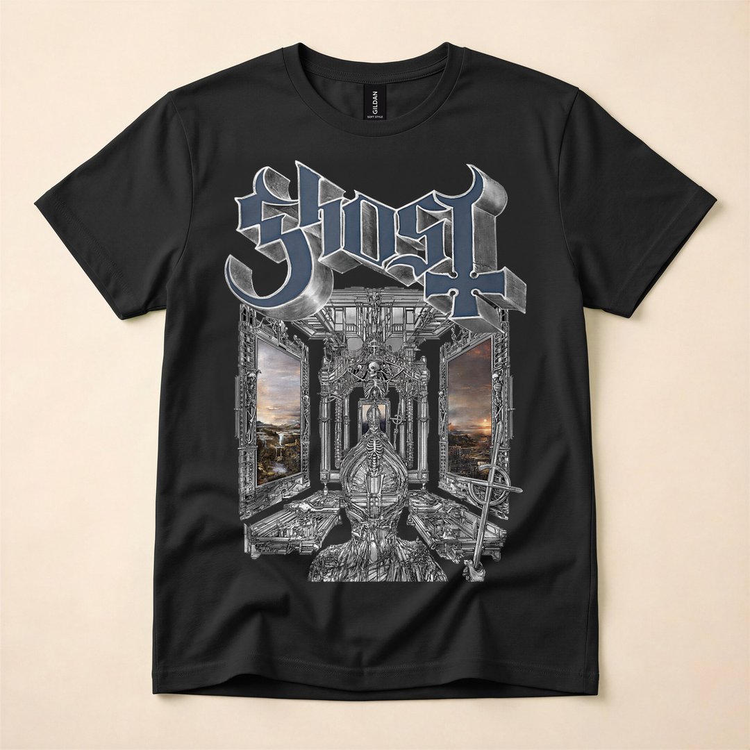 Ghost Band Skeletá Album Cover Occult Tank Top - photo 3