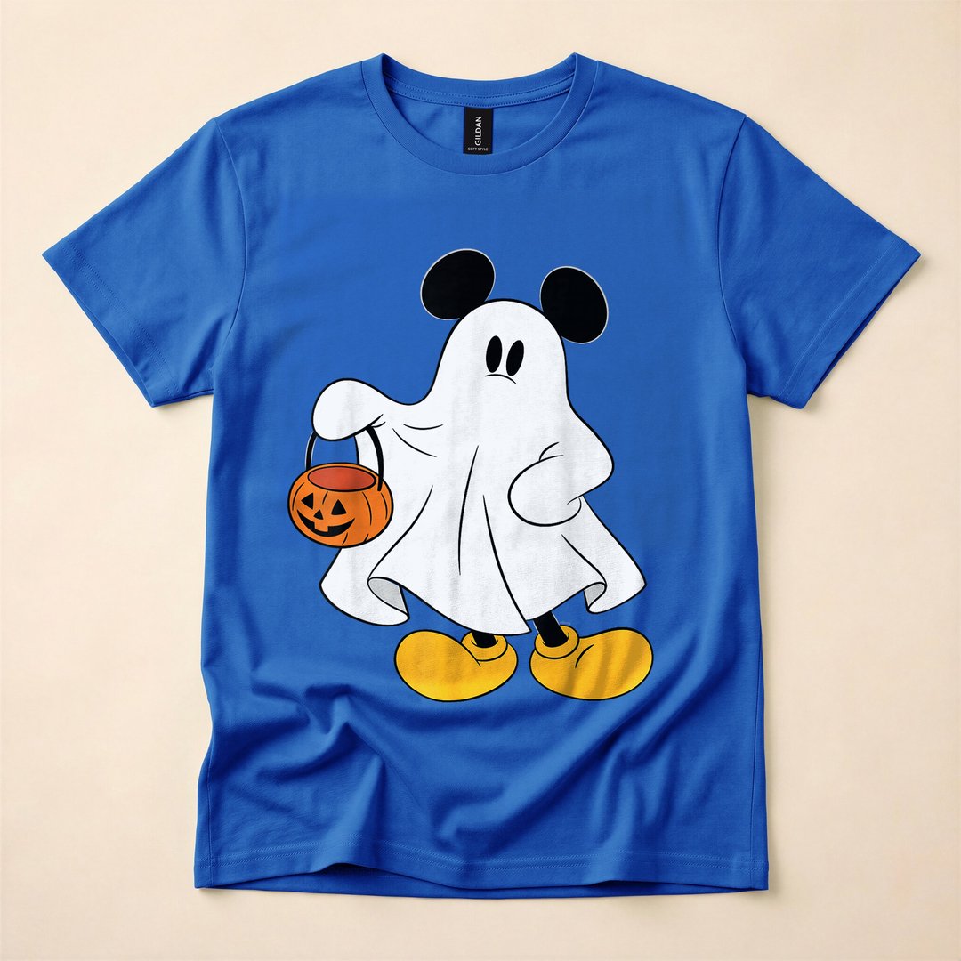 Mickey Mouse Ghost Costume Trick-or-Treat T-Shirt - photo 3