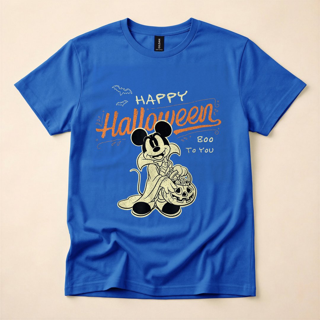 Mickey Mouse Vampire Boo to You Halloween T-Shirt - photo 3