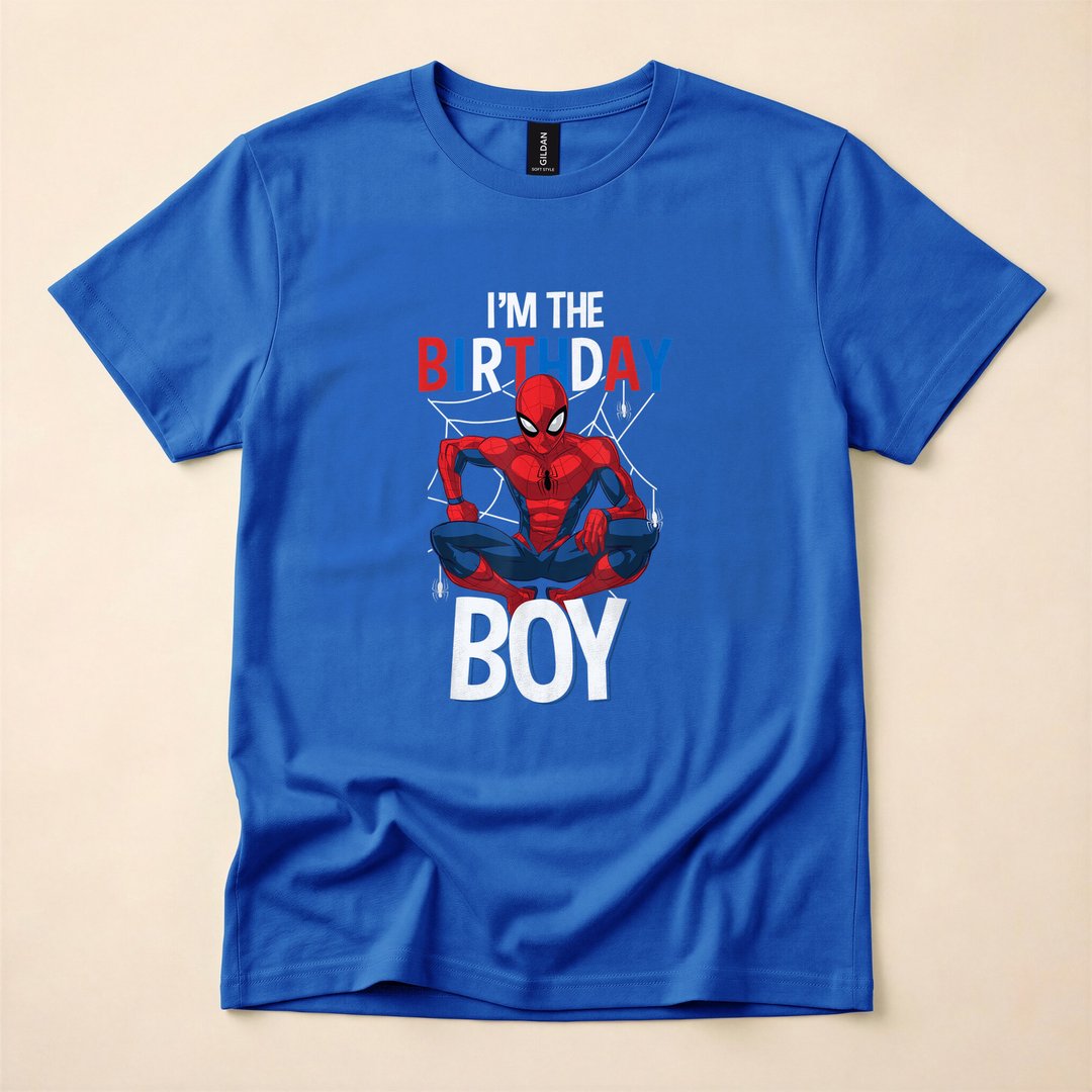 Spider-Man I'm the Birthday Boy Classic T-Shirt - photo 3