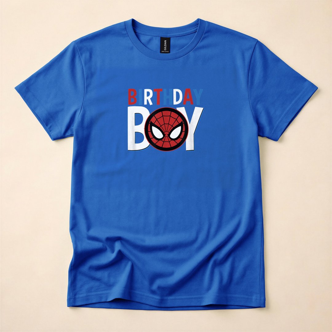 Spider-Man Birthday Boy Comic Celebration T-Shirt - photo 3