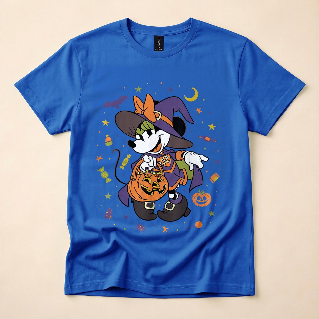 Minnie Mouse Witch Trick-or-Treat Icons T-Shirt - photo 3