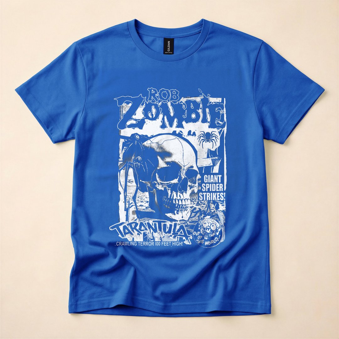Rob Zombie Tarantula Creepy Spider Horror T-Shirt - photo 3