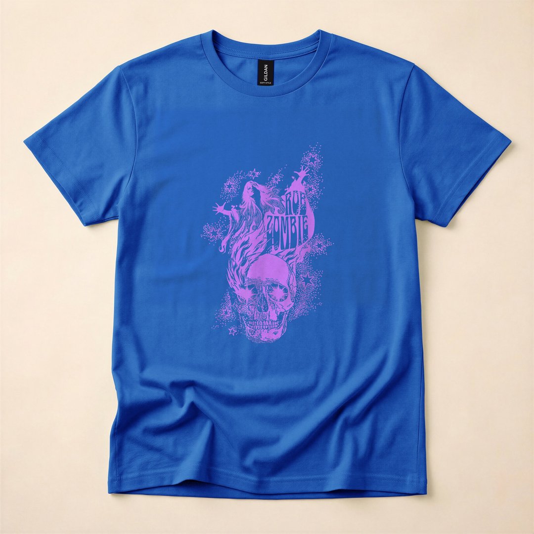 Rob Zombie Spectral Sheri Horror Art T-Shirt - photo 3