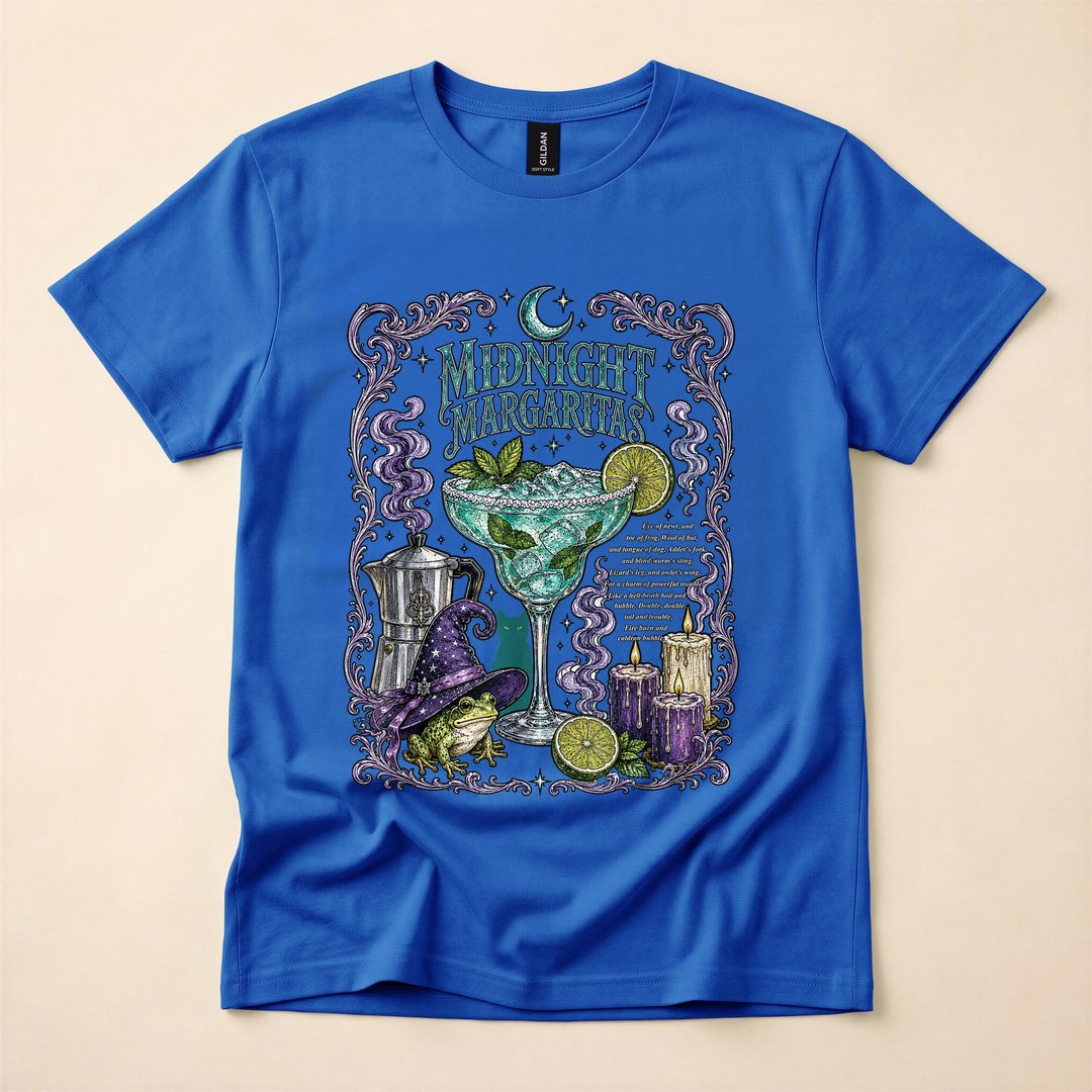 Midnight Margaritas Witch Cocktail Night T-Shirt - photo 3