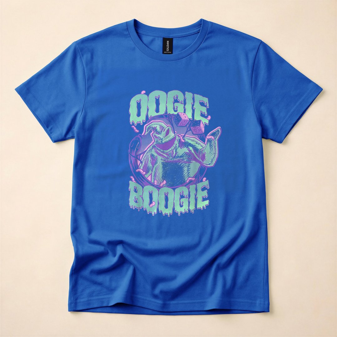 Oogie Boogie Portrait Nightmare Before Christmas Halloween T-Shirt - photo 4