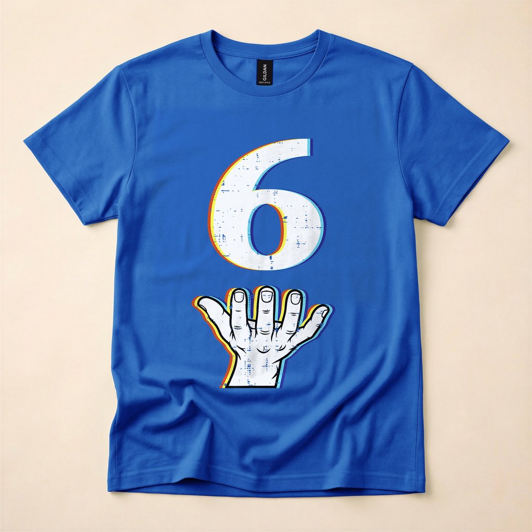 Matching Number 6 and 67 Meme Halloween Costume T-Shirt - photo 3