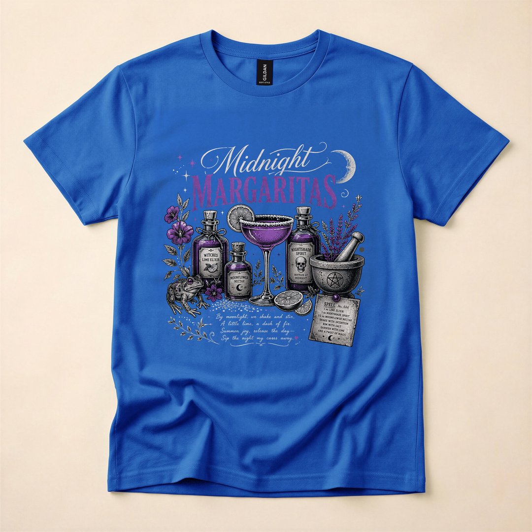 Witchy Margarita Magic Spell Cocktail Halloween T-Shirt - photo 3