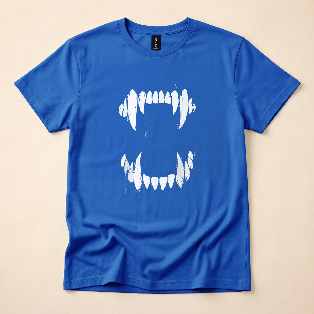 Horror Werewolf Vampire Monster Halloween Costume T-Shirt - photo 3