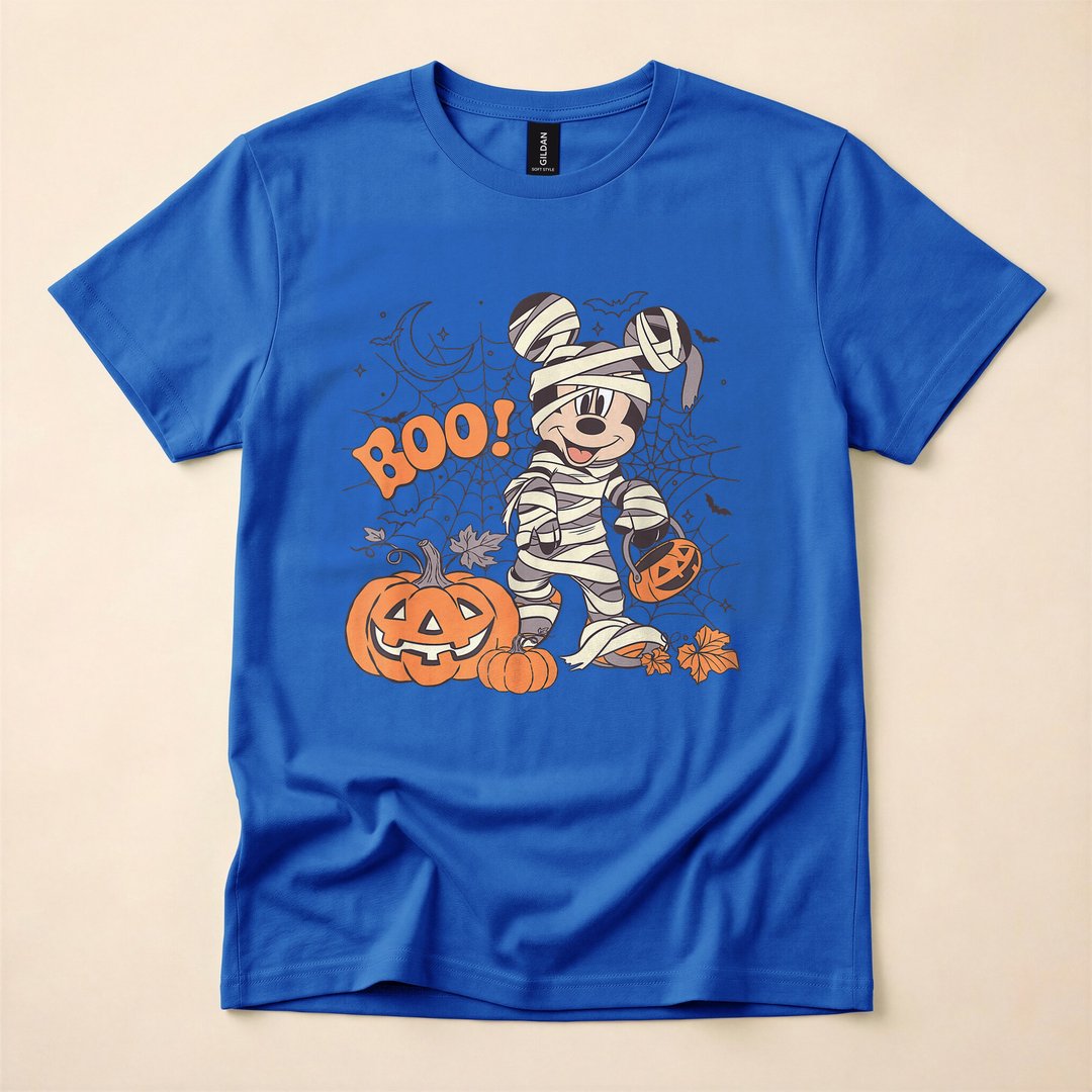 Mickey Mouse Mummy Boo Disney Halloween T-Shirt - photo 4
