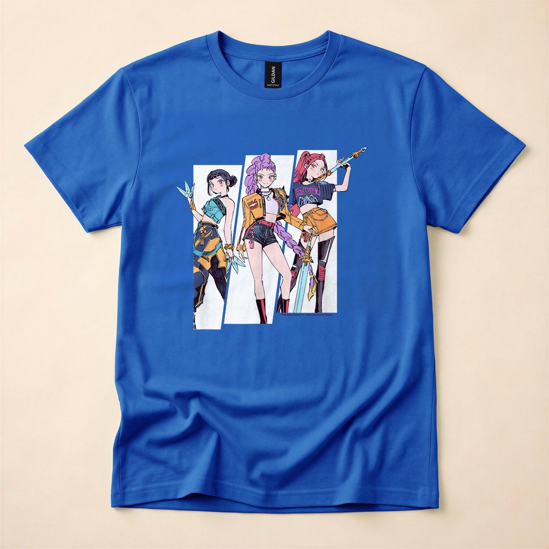 Huntrix Manhwa Style Comic Panels Halloween T-Shirt - photo 4