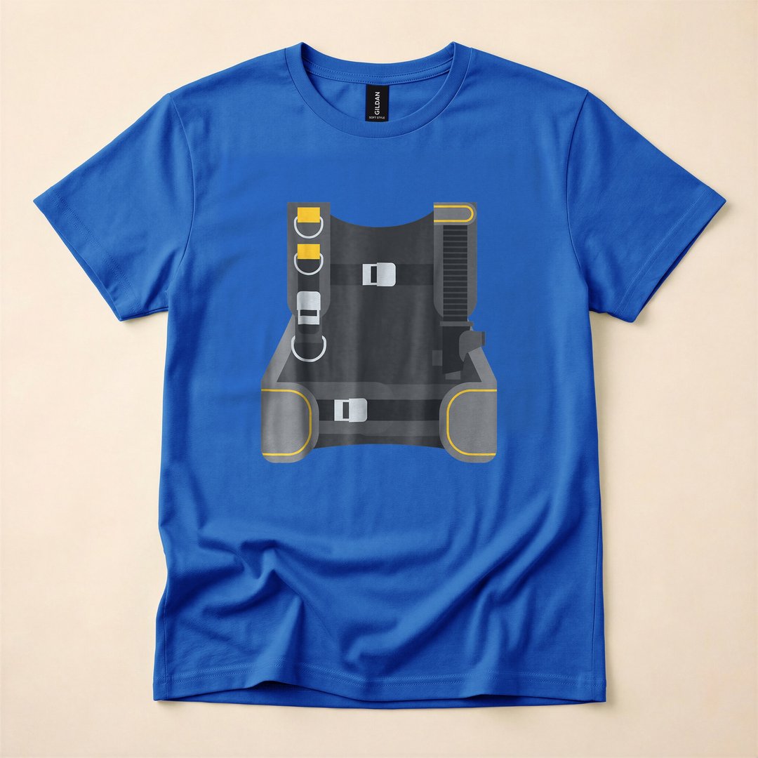 Scuba Diver Last Minute Halloween Costume T-Shirt - photo 3
