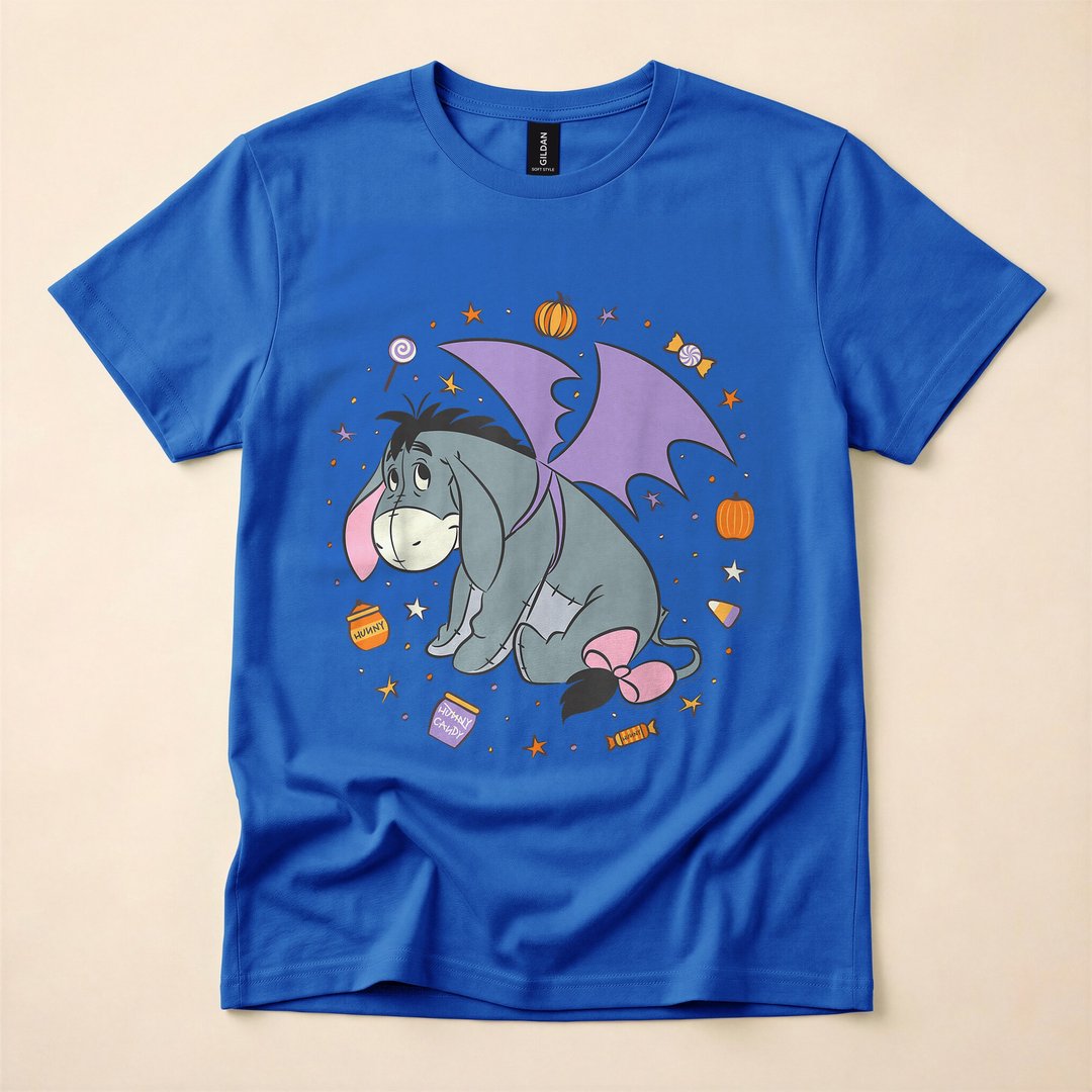 Winnie the Pooh Eeyore Halloween Trick-or-Treat T-Shirt - photo 3