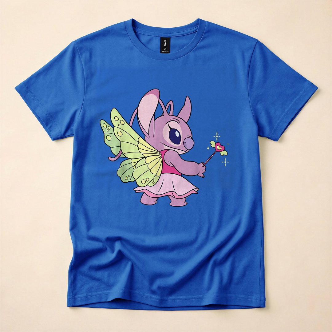 Lilo and Stitch Angel Fairy Halloween Trick-or-Treat T-Shirt - photo 3