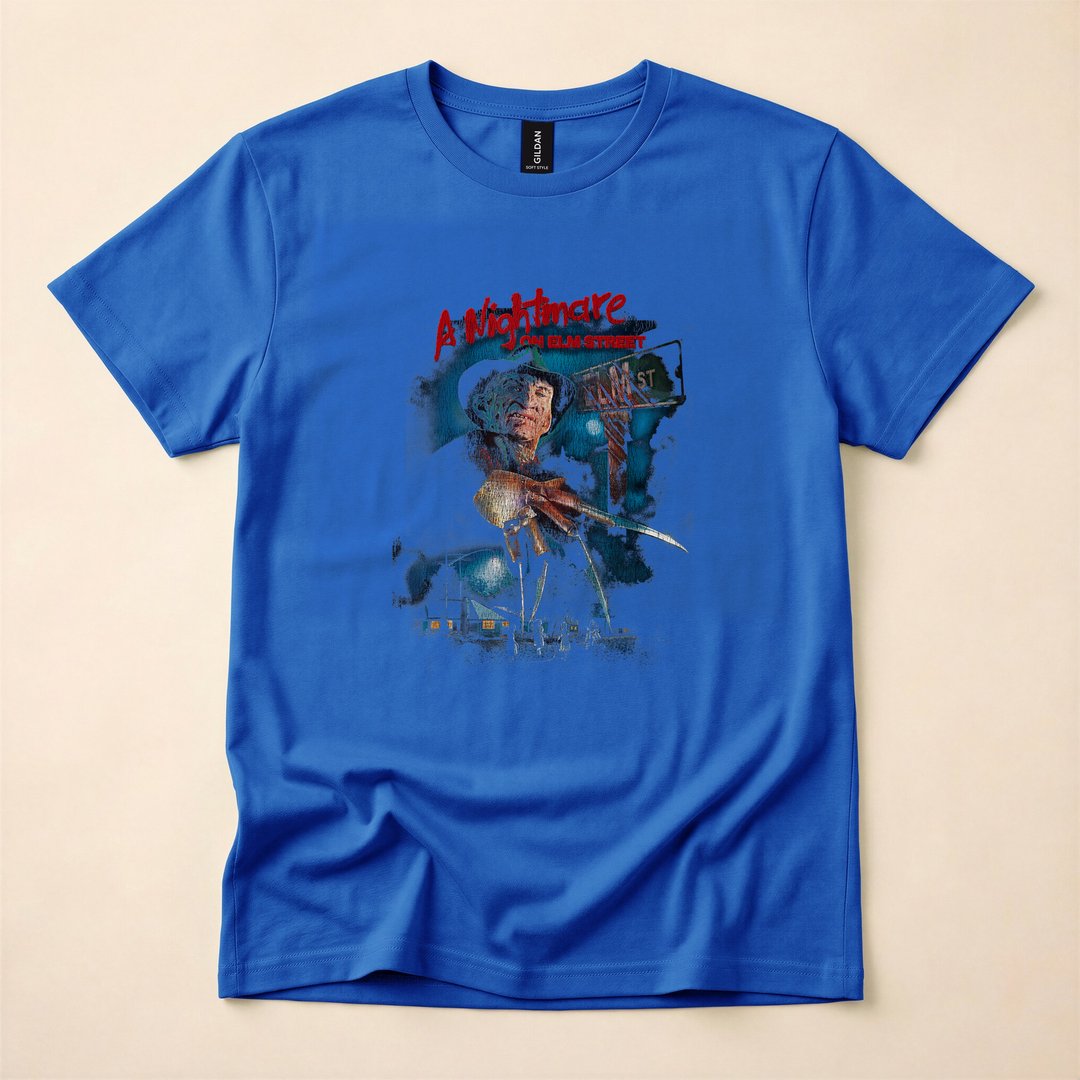 A Nightmare on Elm Street Freddy Krueger Poster Fade T-Shirt - photo 3