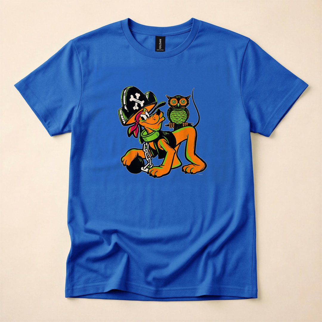 Disney Pluto Pirate Captain Costume Halloween T-Shirt - photo 3