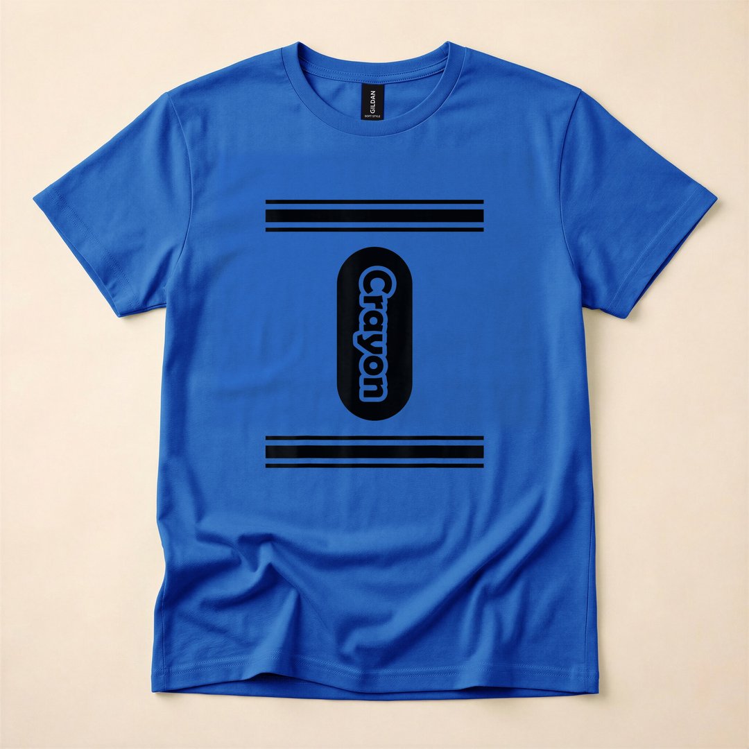 Crayon Box Group Halloween Costume Matching Colors T-Shirt - photo 4