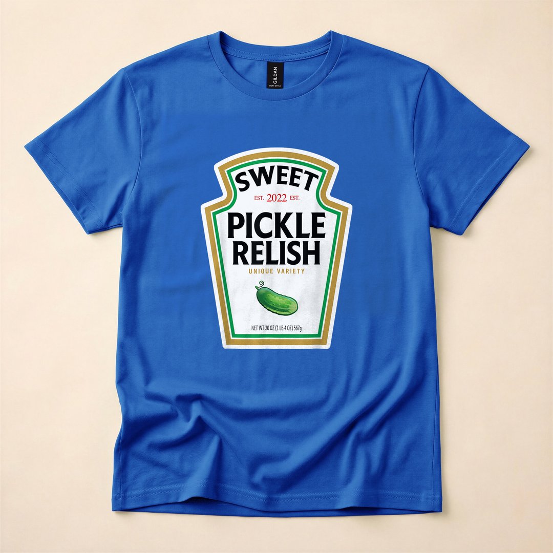 Sweet Green Pickle Relish Funny Halloween Costume T-Shirt - photo 4