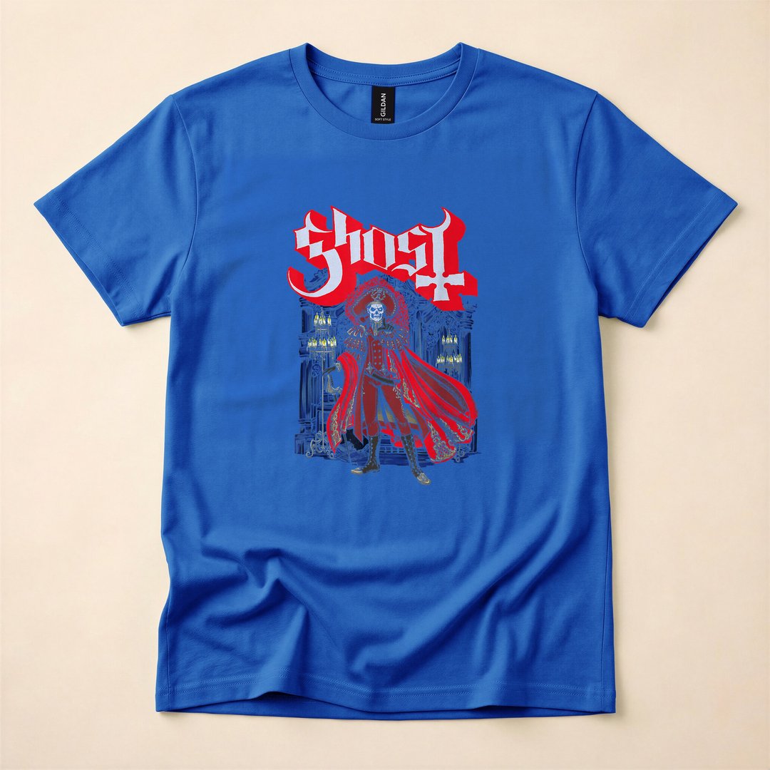 Ghost Red Death Occult Horror Band T-Shirt - photo 3