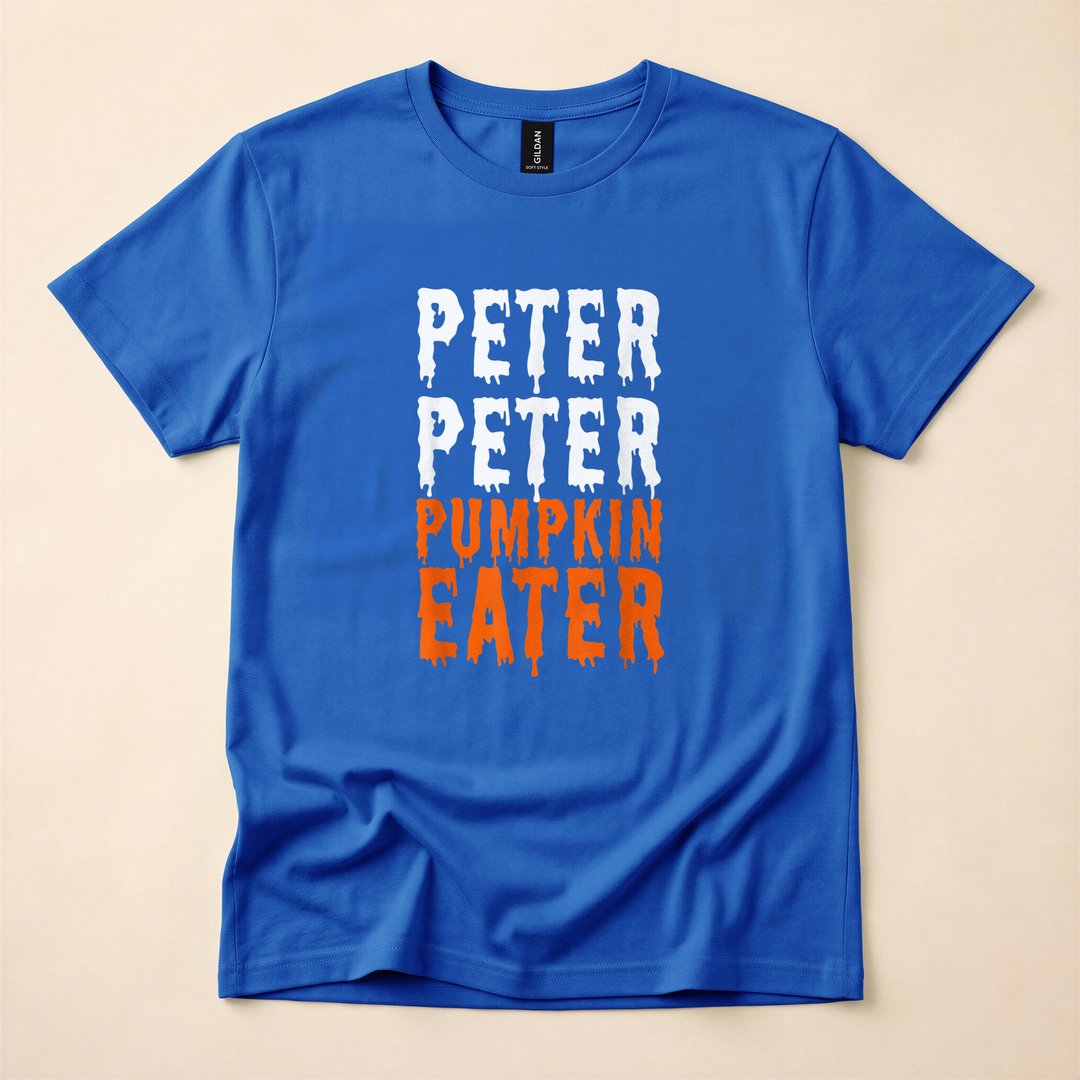 Peter Pumpkin Eater Halloween Couples Costume T-Shirt - photo 3