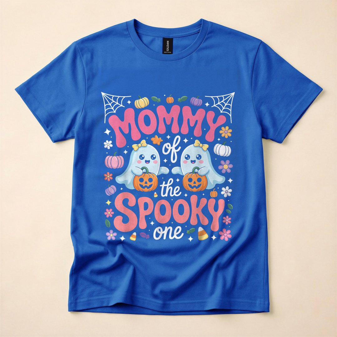 Mommy of the Spooky One Halloween Birthday T-Shirt - photo 3